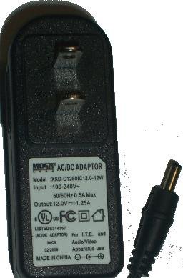 New MOSO XKD-C1500IC9.0-12W AC DC ADAPTER 9V 1.5A POWER SUPPLY